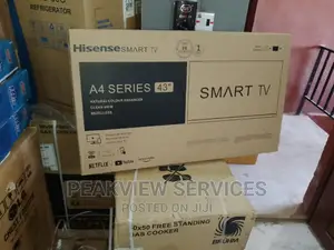 Hisense 43" UHD Smart Tv+Free Wall Bracket+