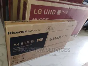 New in Hisense 43" Smart Tv+ Free Wall Bracket+ (Netflix)