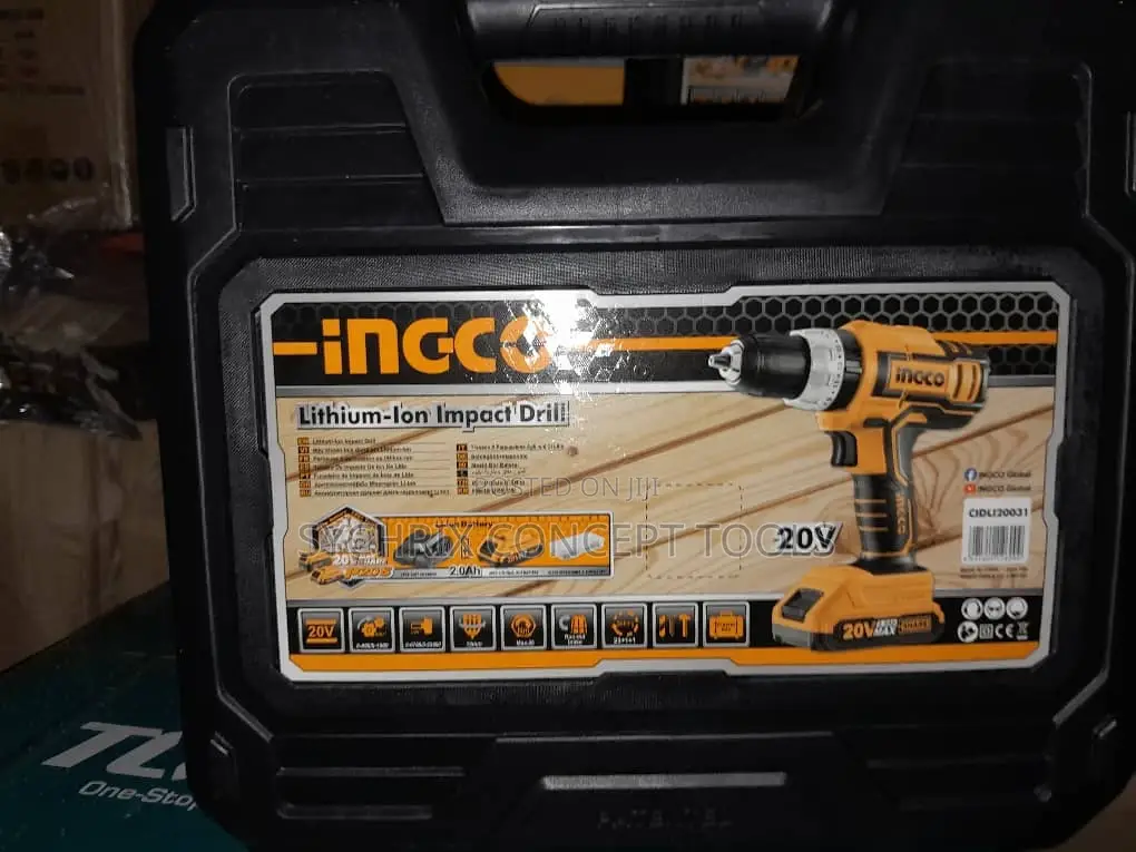 Ingco Lithium Cordless Drill 20v