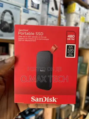 Sandisk 480gb Portable Ssd - Up To 520mb/S, Usb-c