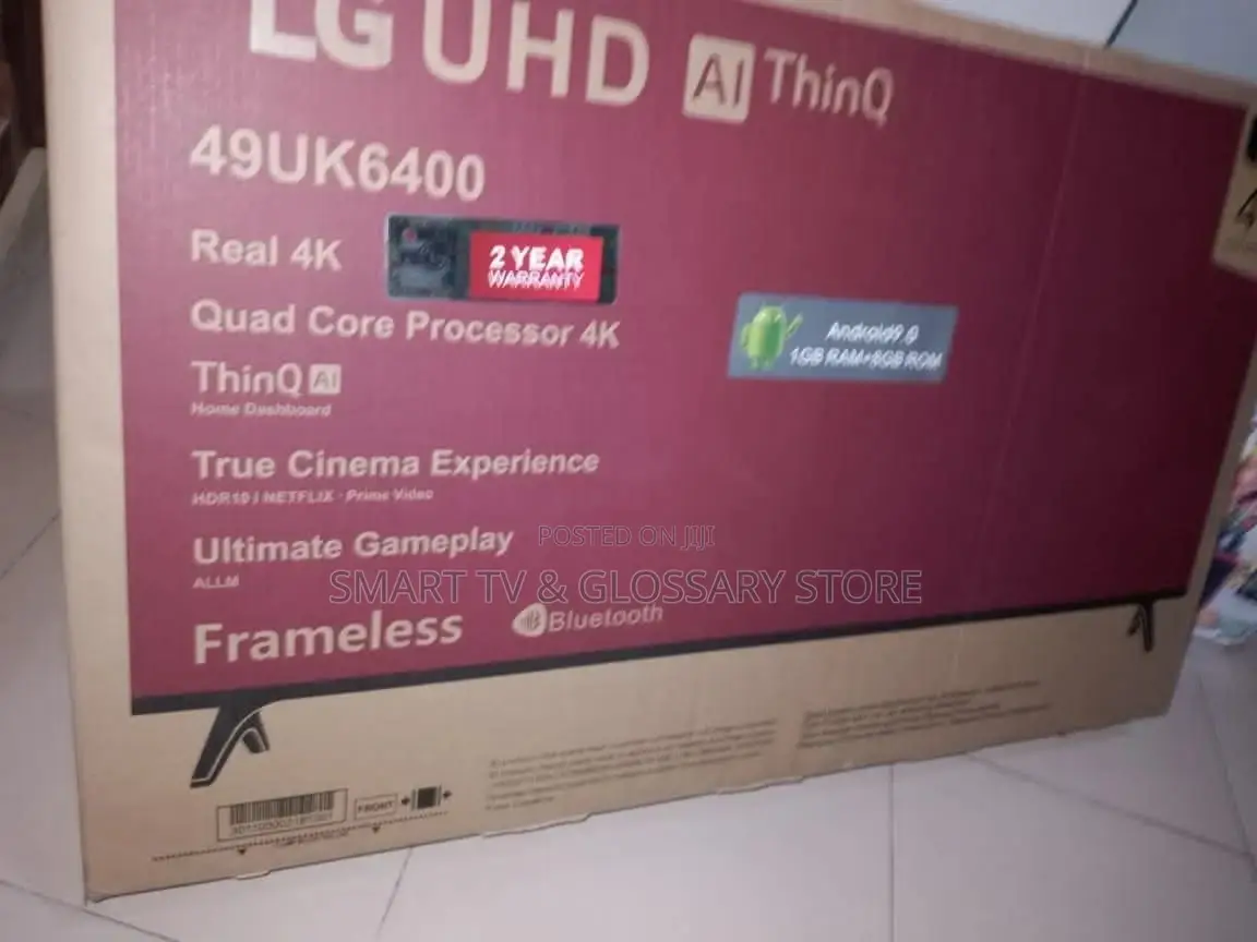 LG TV 49 Inches Android Webos Frameless