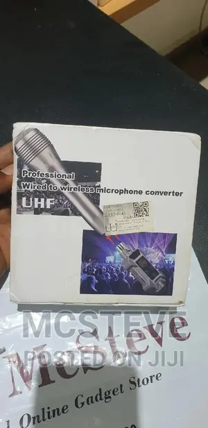 Professional Wired to Wireless Microphone Converter Adapter