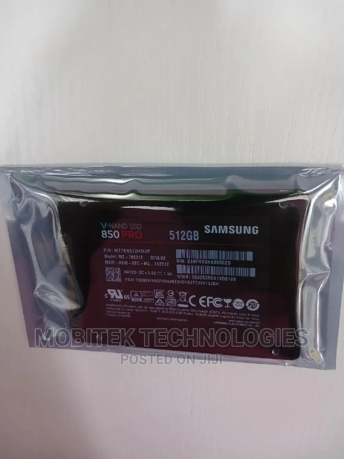 512gb Samsung Ssd 850 Pro Sata Solid State Laptop Drive