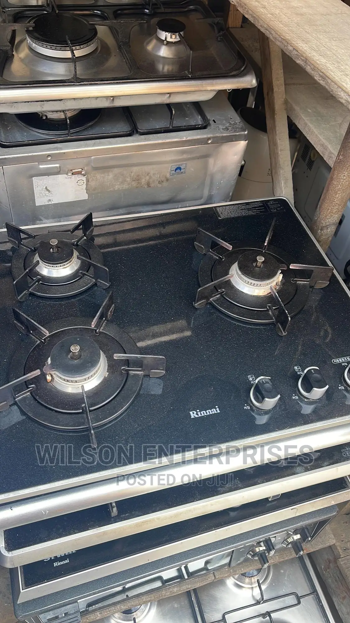 TABLE GAS 3 Burner With Auto Ignite