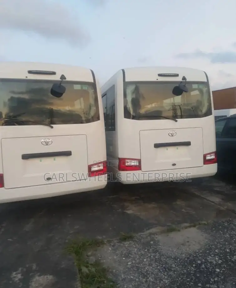 New Toyota Coaster 2023 White