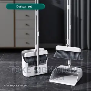Foldable Broom Dustpan Set