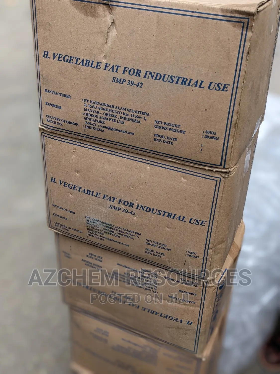 Vegetable Fat 20kg