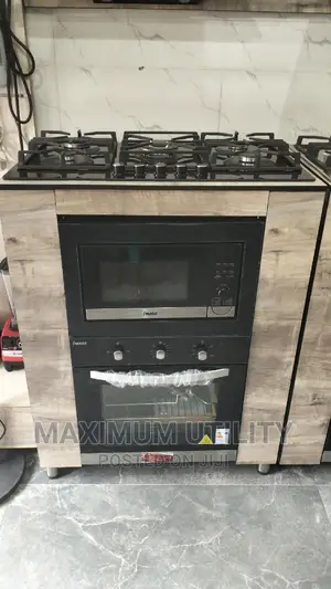 Image Sets of Brand New 5 Gas Cook, Grill Microwave and Oven