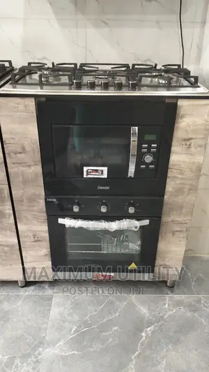 Image Sets of Brand New 5 Gas Cook, Grill Microwave and Oven
