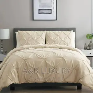 White Pinthuck Bedsheet Sets