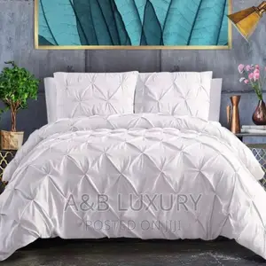 White Pinthuck Bedsheet Sets