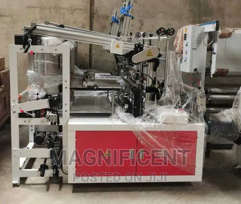 Four Lines Double Deck Nylon Bag Making Cutting and Sealing Machine