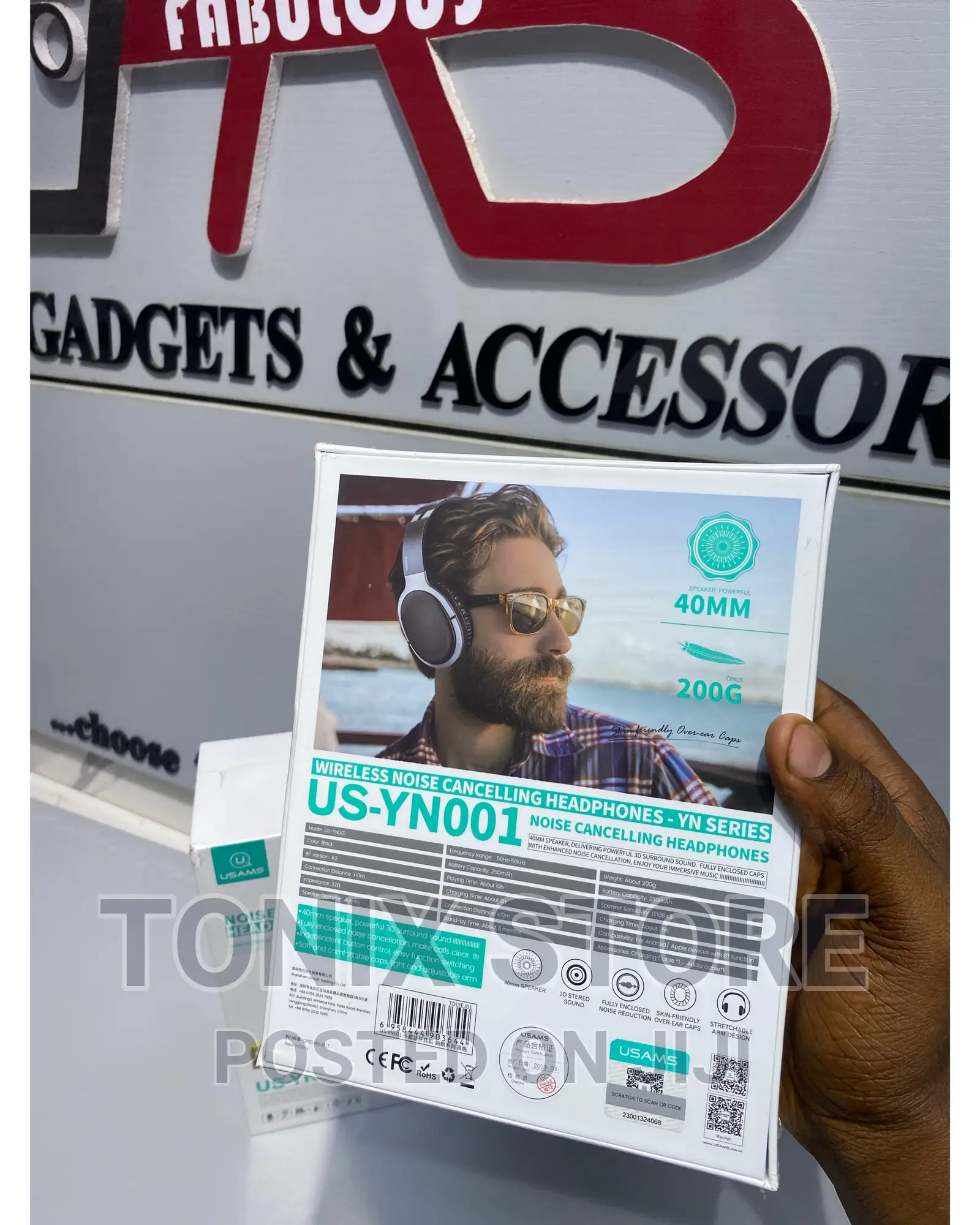 Usams Noice Cancellation Headphone