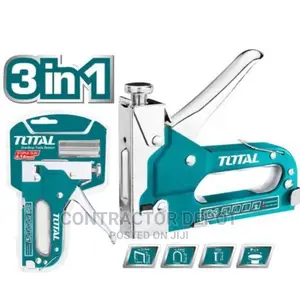 Total 3 in 1 Staple Gun With Adjustable Driving Force
