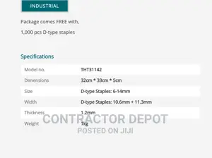 TOTAL 6-14mm Staple Gun (THT31142)