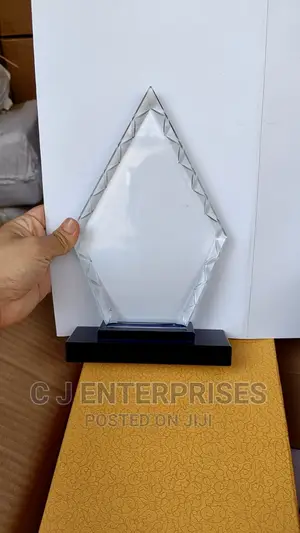 Glass Award Plaque M80