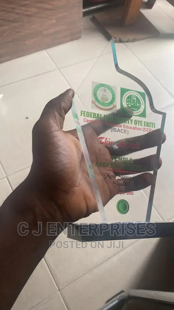 Acrylic Award Plaque I89