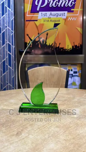 Glass Award Plaque X23