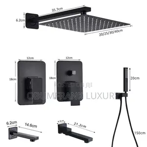 Conduct Shower Mixer Black