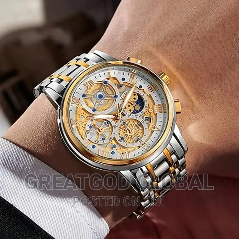 *Lige Chronograph Wristwatch