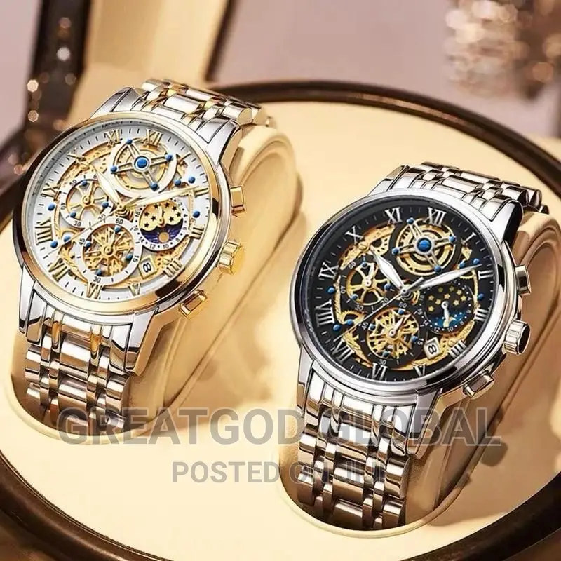 *Lige Chronograph Wristwatch