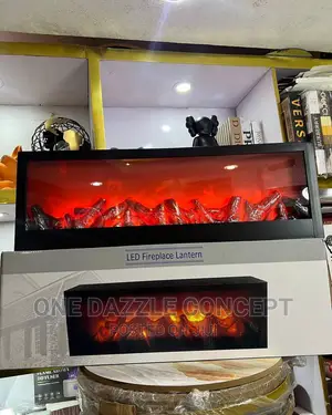 Big Led Fire Place Decor