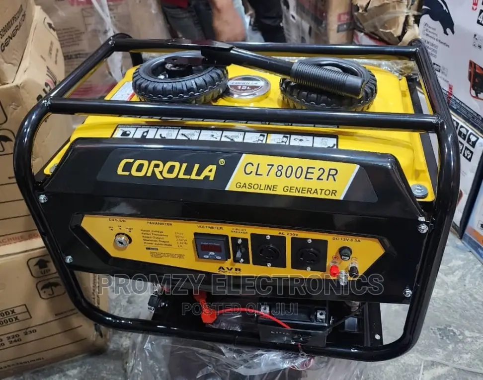 3.5kva Corolla Remote Control Petrol Generator 100% Copper