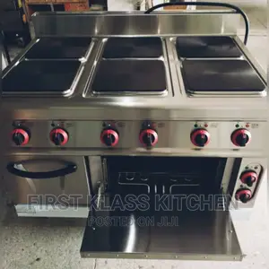 High Quality Commercial Electric Cooker 6 Burner With Oven