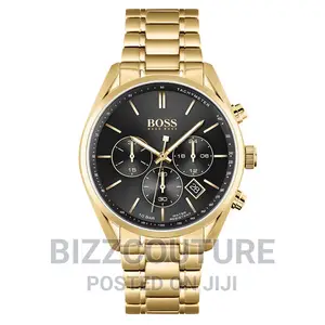 Original BOSS Gold Chain Watch Available in Store