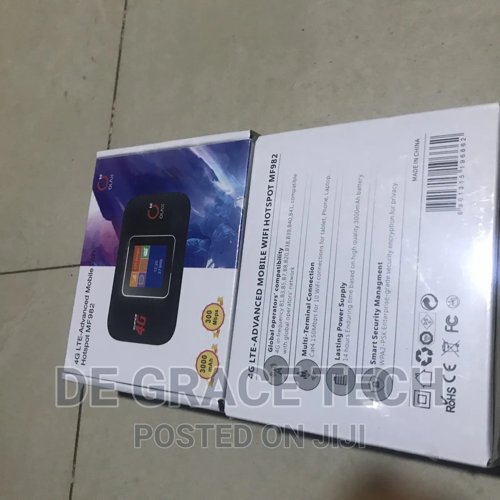 Olax 4g Lite-Advanced Mobile Hotspot(Universal Wifi)-Mf982