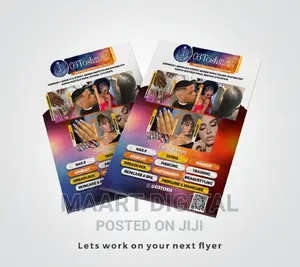 Flyer. Both Design and Printing