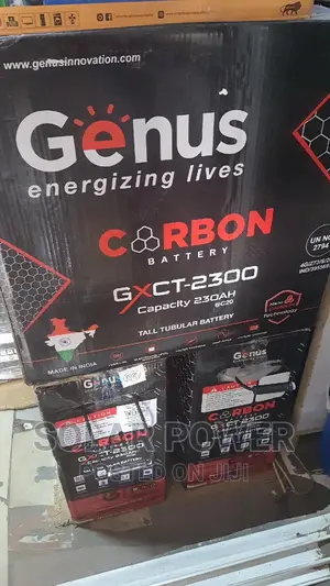 Genus Carbon 230ah Tubular
