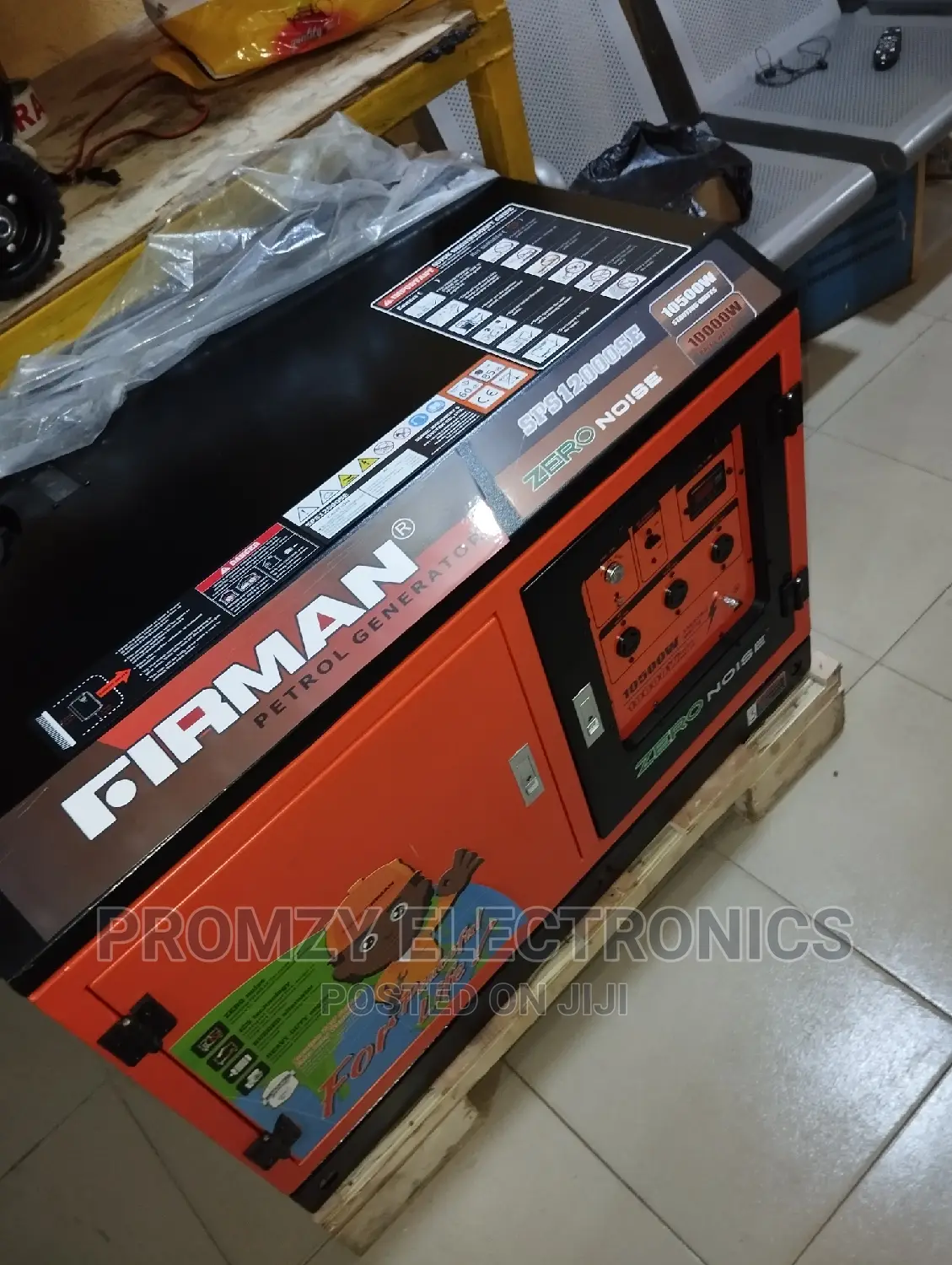 Zero Noise Petrol Soundproof Generator Model Sps12000se 100%
