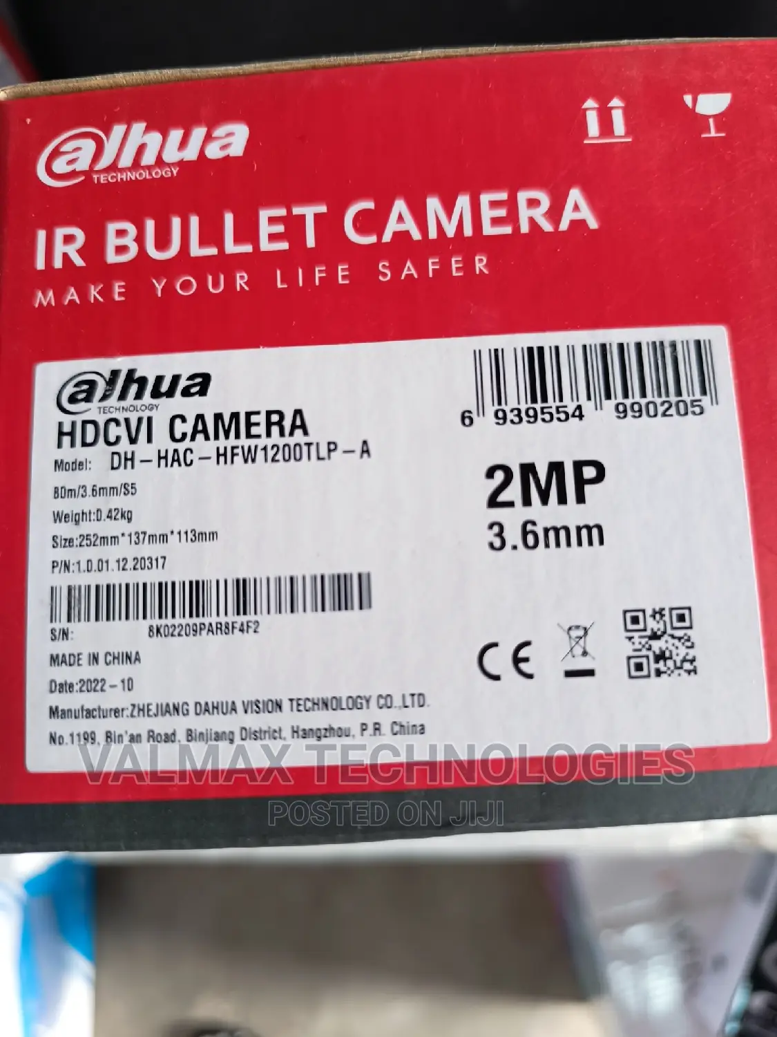 Dahua Cvi Audio 2mp Bullet Camera