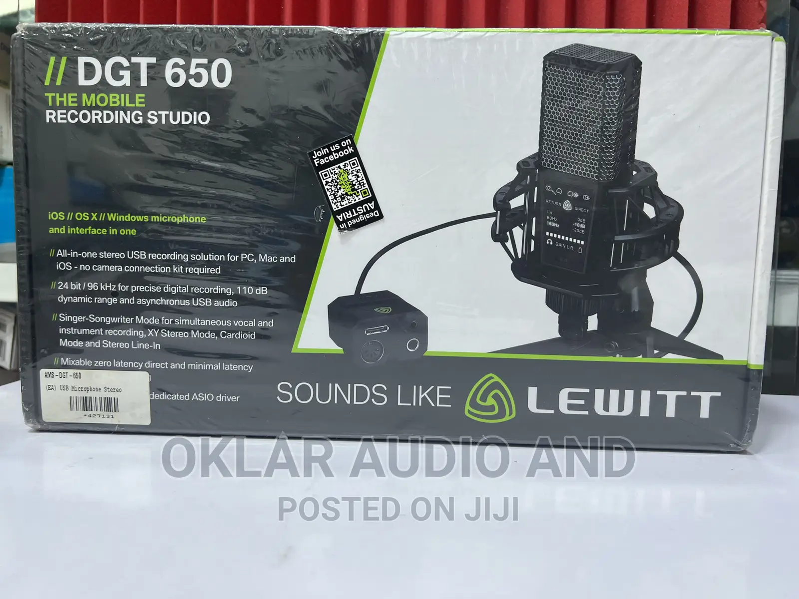 Lewit DGT 650 Usb Mobile Recording Studio Mic