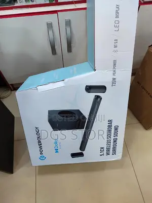 Powerology 5.1 Ch Wireless Soundbar Bluetooth Speaker