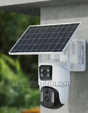 4g Solar Camera With Double View