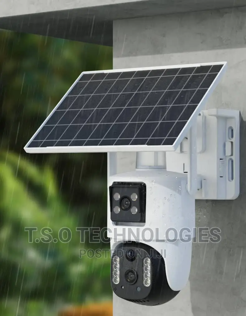 4g Solar Camera With Double View
