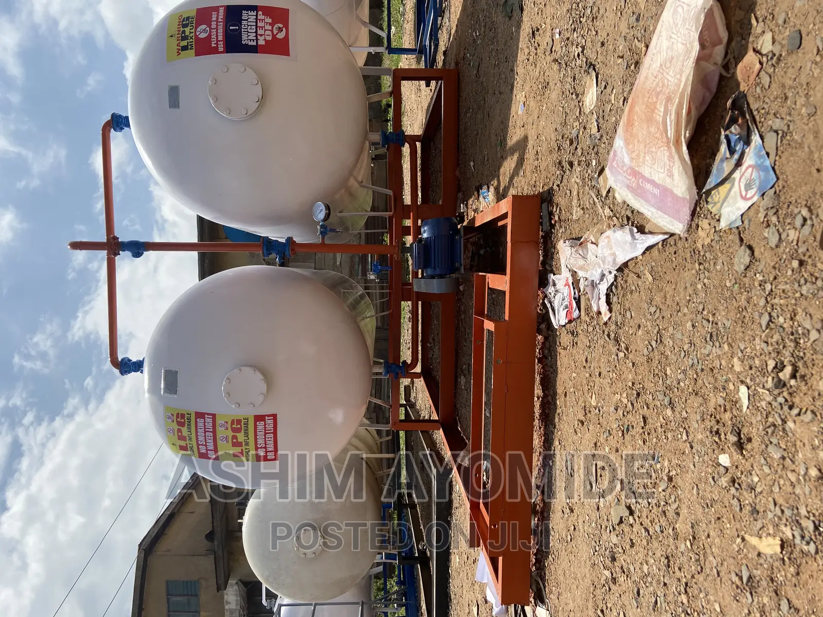 LPG Gas Tank Double 2.5 Tons