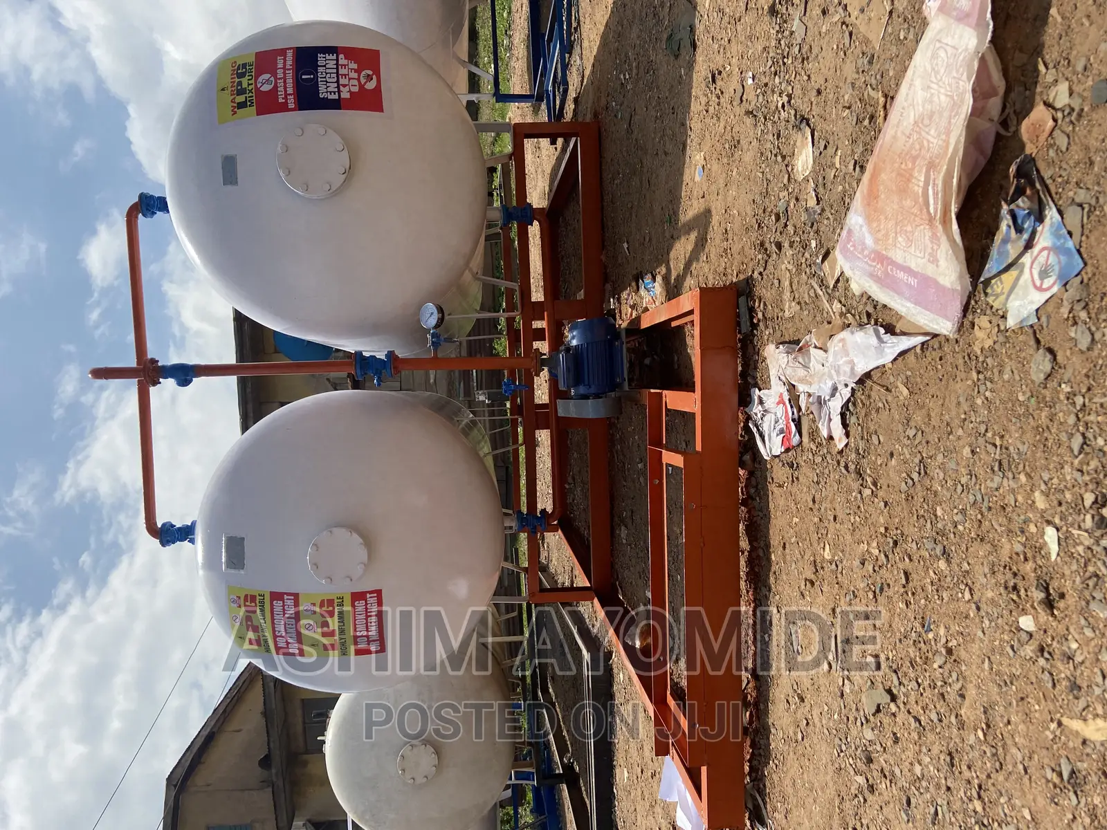LPG Gas Tank Double 2.5 Tons