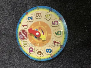 Montessori Teaching Material - Wooden Clock