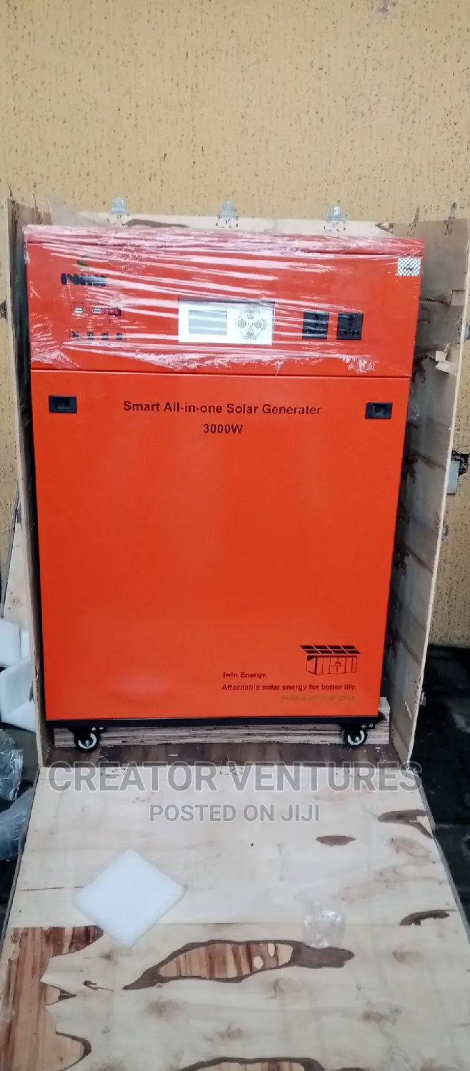 Solar Generator Smart All In1, 3000watts,FREE Panels Battery