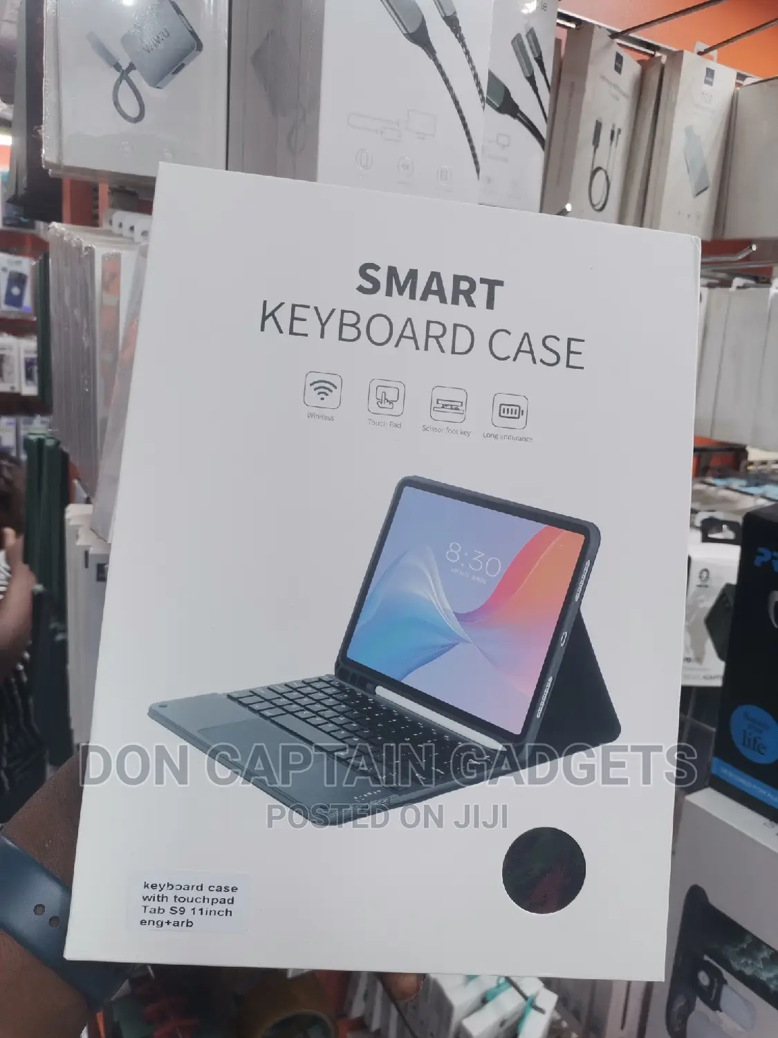 Galaxy Tab S9 11inch Smart Keyboard Case With Touchpad