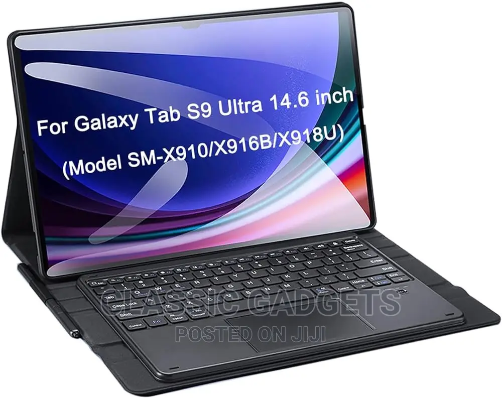Bluetooth Touchpad Keyboard Cover for Galaxy Tab S9- S9ultra