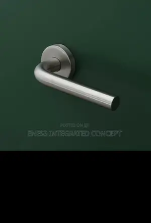 Aluminum Finish Flush Door Handle