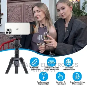 Lavalier 2 in 1 Wireless Pocket Microphones (iPhone IOS)