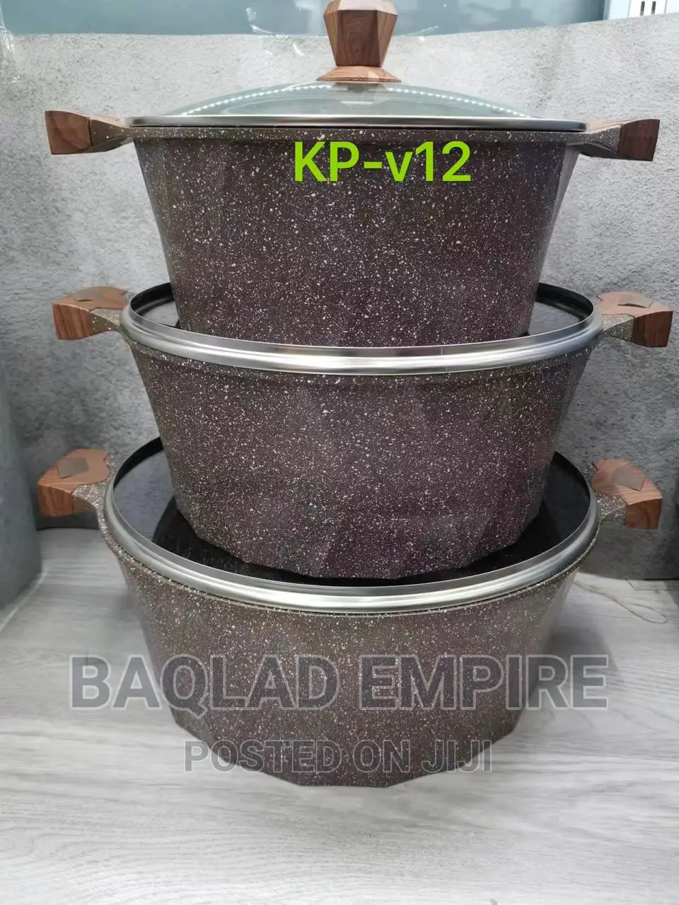 6pcs Big Size Jio Granite Cookware Set