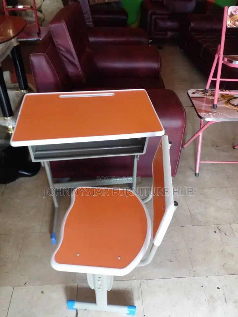 Metal Students Chairs With Tables