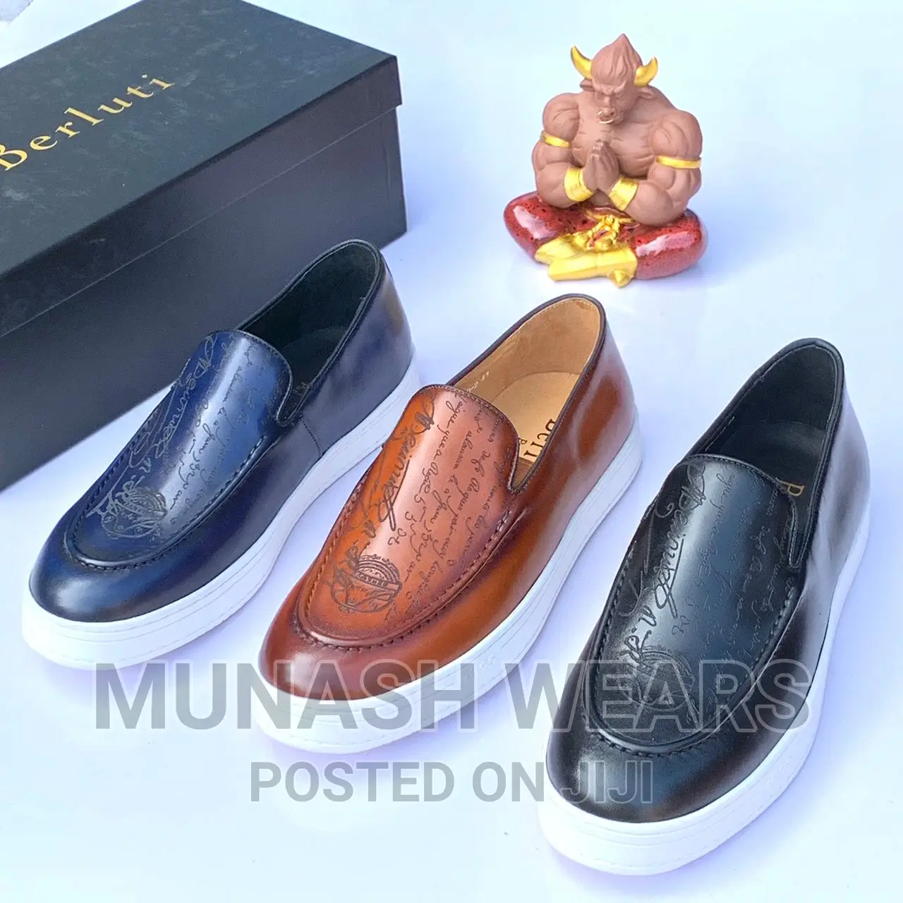 Berluti Leather Sneakers