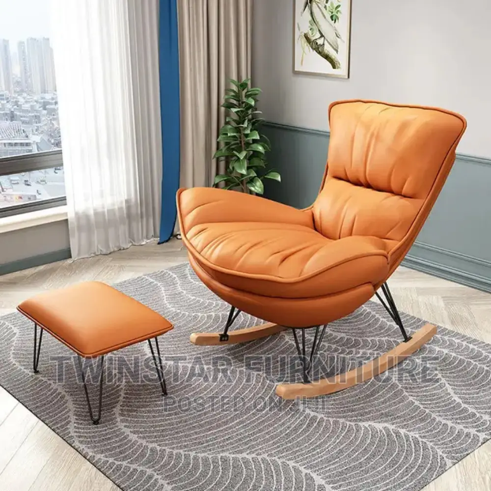 New Modern Relaxing Chair With Footrest